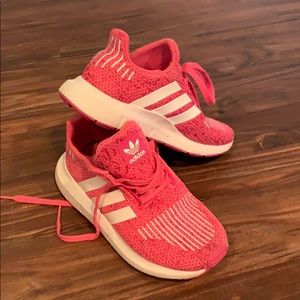 Adidas Girls Size 1 PINK